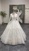  Long Sleeve Wedding Dress