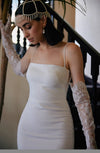 ivory wedding dress