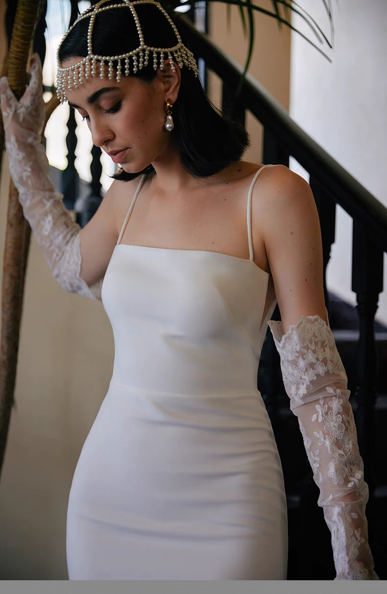 ivory wedding dress