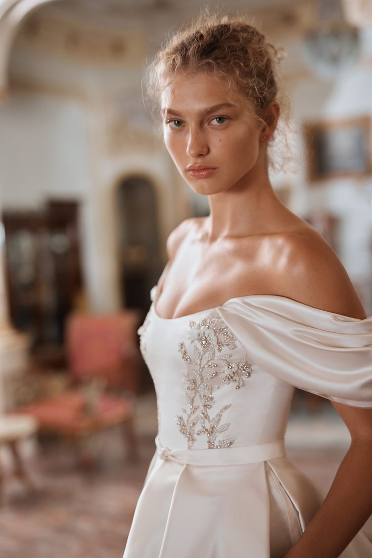 off white wedding dress