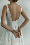 open back wedding dress