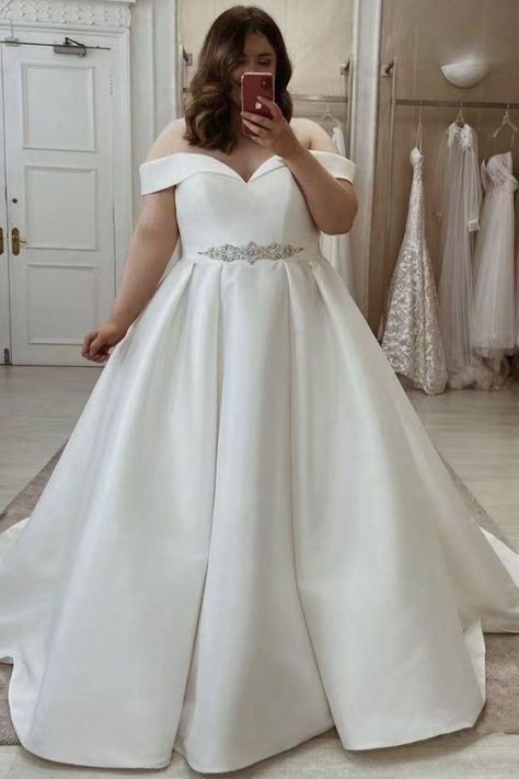 plus size wedding dress