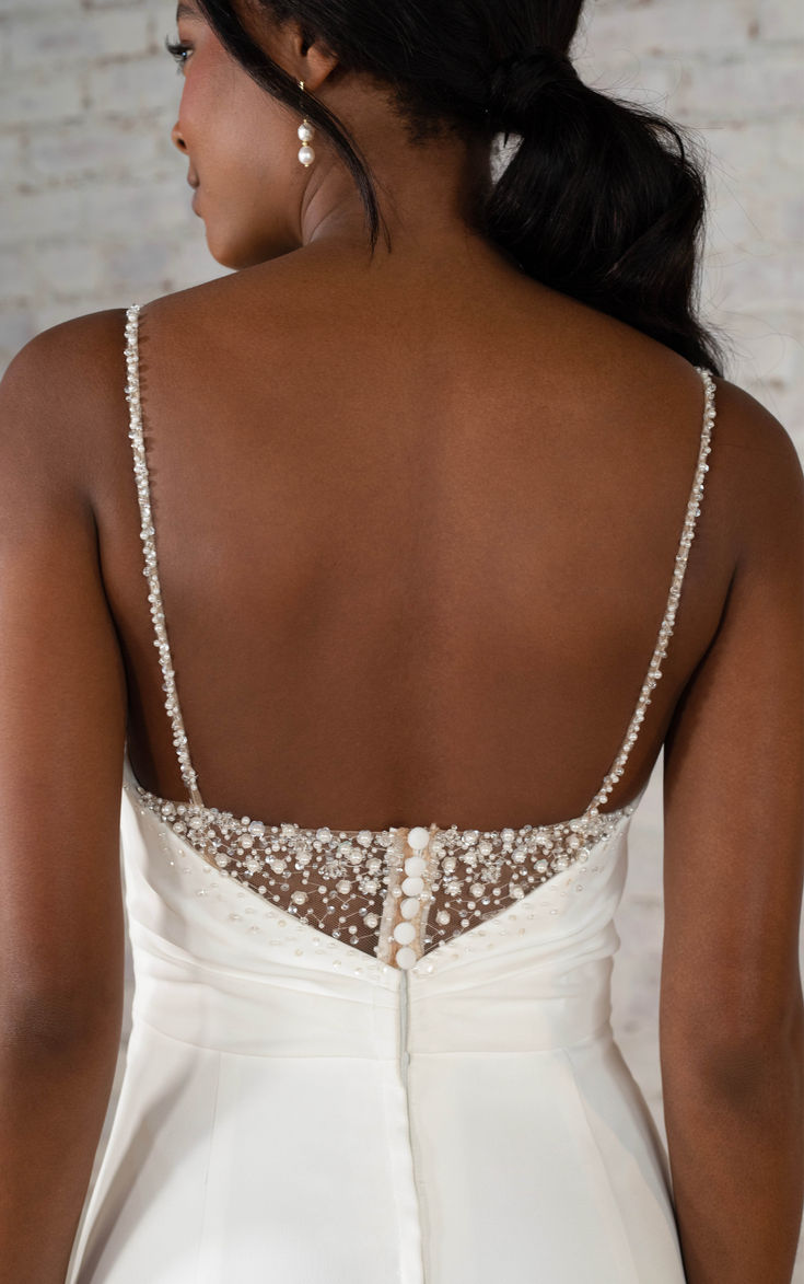 sexy back wedding dress