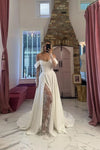 Sexy Slit wedding dress