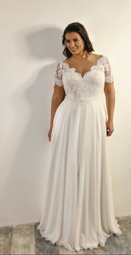 Short Plus Size Wedding Dress – daisystyledress