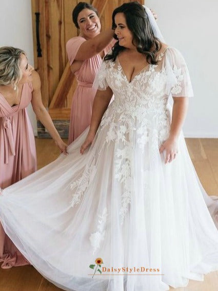 plus size wedding dress